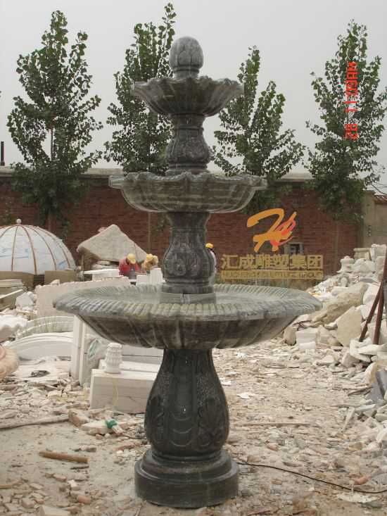 石雕噴泉