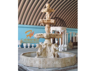 石雕噴泉