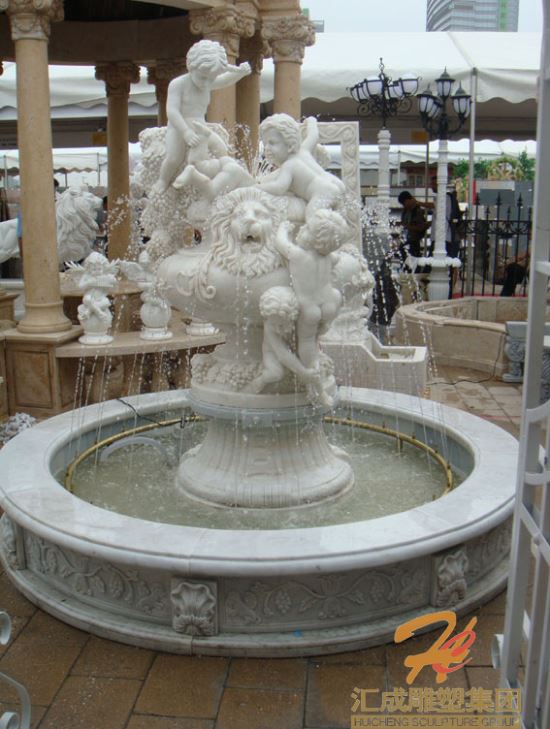 石雕噴泉
