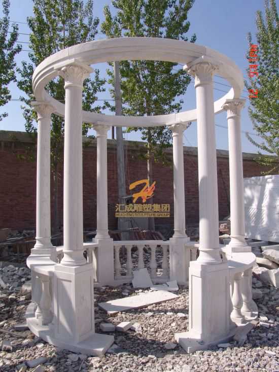 石雕涼亭