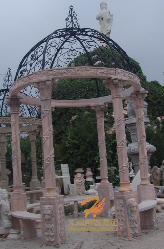石雕涼亭
