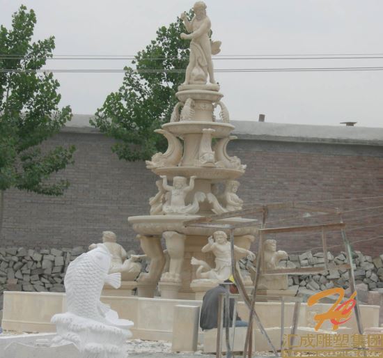 石雕噴泉