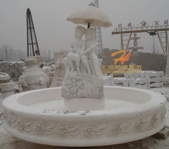 石雕噴泉